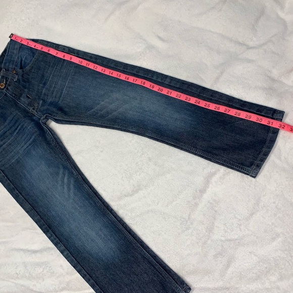 Paper Denim & Cloth Boys Dark Denim Adjustable Waist Straight Jeans size 8 - Picture 9 of 9